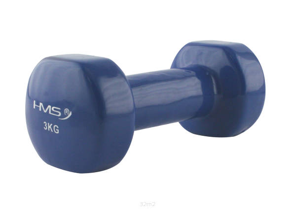17030 CIĘŻAREK ŻELIWNY POKRYTY WINYLEM 3.0 KG HMS