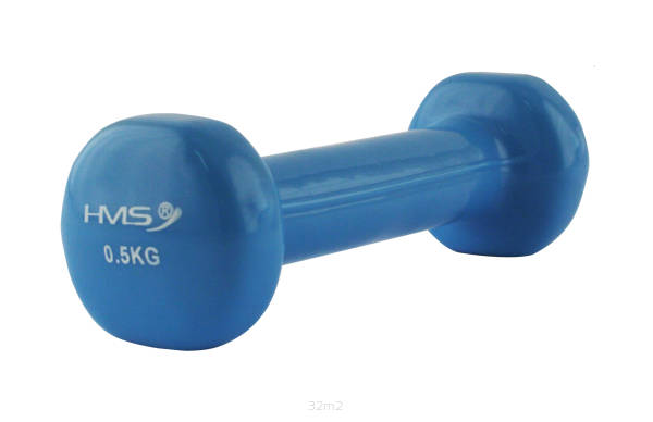 17023 CIĘŻAREK ŻELIWNY POKRYTY WINYLEM 0,5 KG HMS